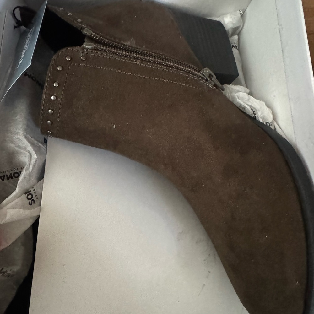 Brown Suede Women's Ankle Boots